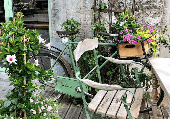 Een fiets in Durbuy