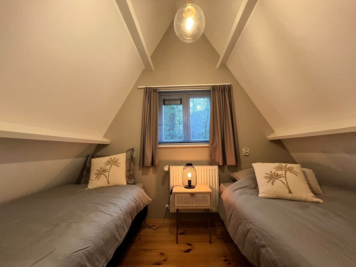 Slaapkamer met 2 persoonsbedden in Sunclass Durbuy